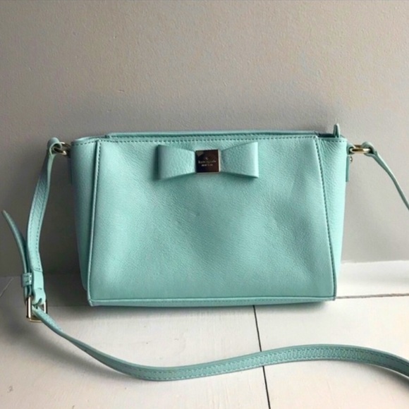 Kate Spade Storybook Lining Renny Drive Sienna Crossbody Bag Tiffany Blue - Picture 1 of 15
